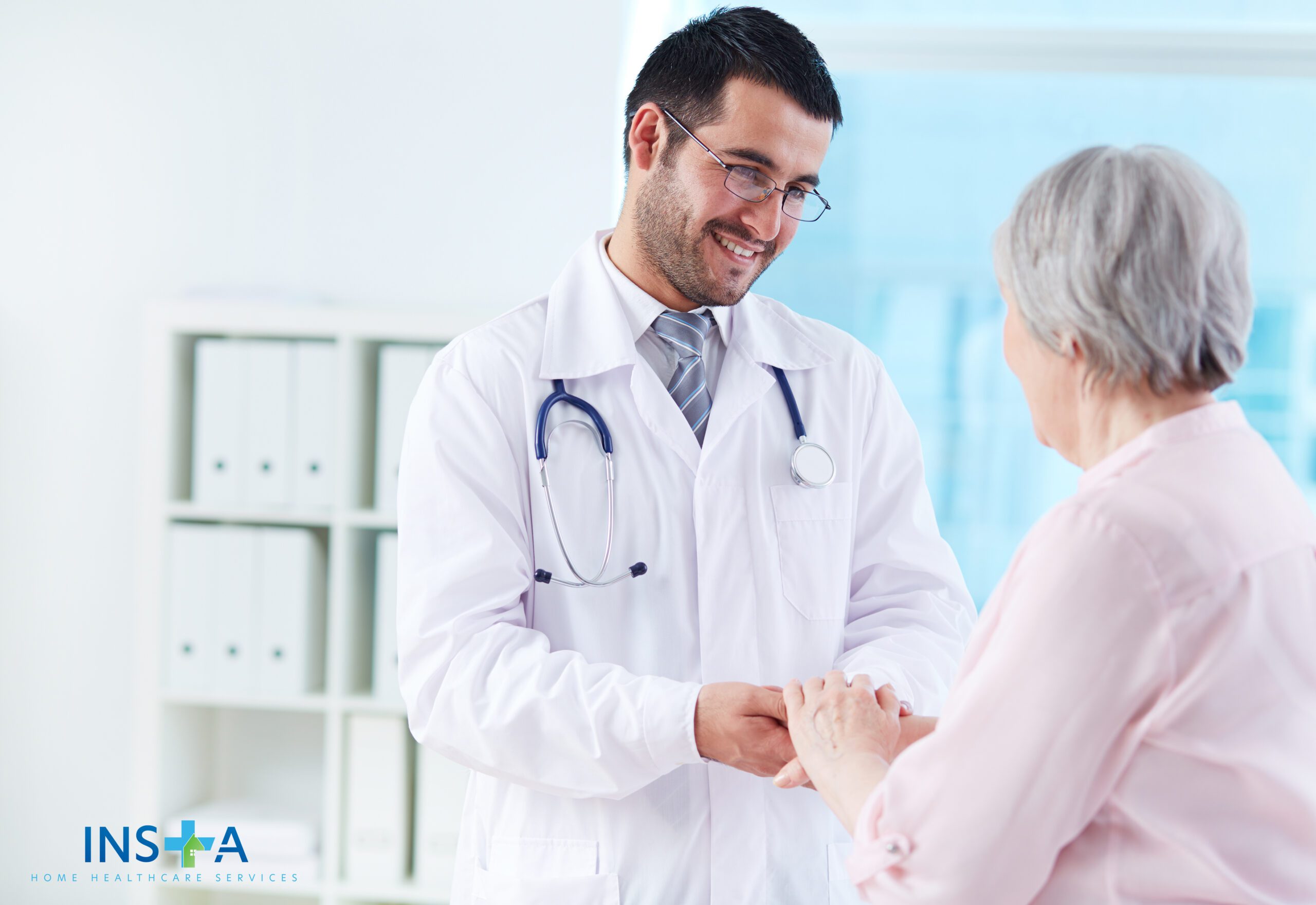 Doctor assuring patient